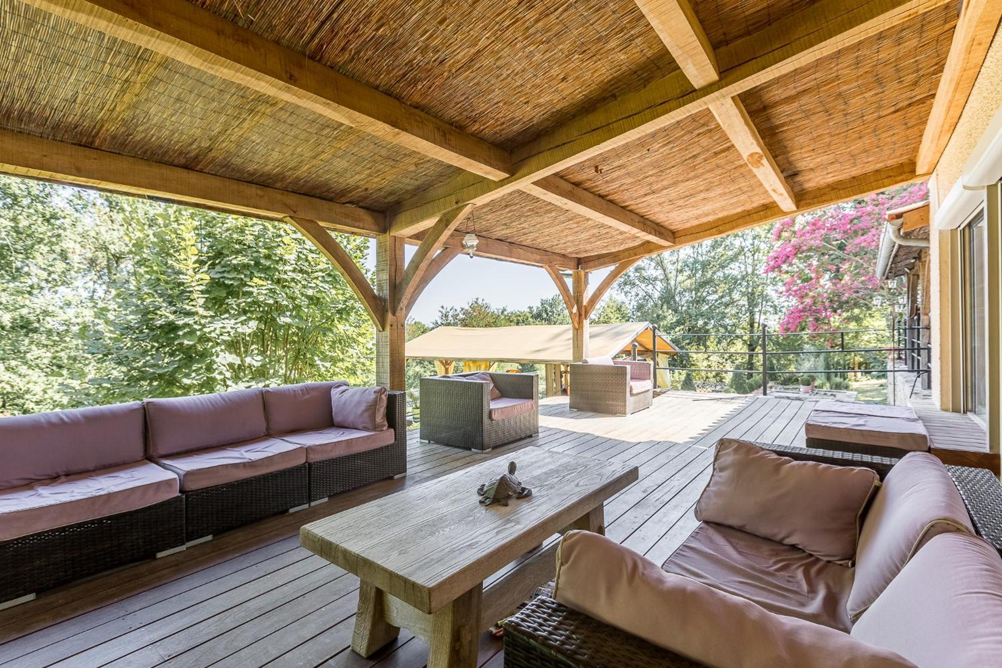 Vila Avec, Piscine, Tennis. Villa Rivaux Exterior photo